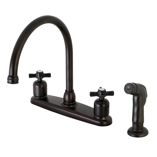 Millennium FB795ZXSP 8-Inch Centerset Kitchen Faucet with Sprayer FB795ZXSP - main